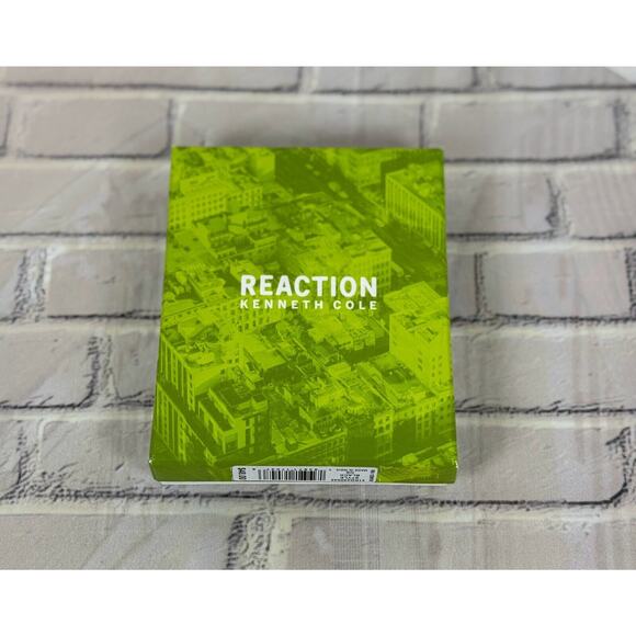 NEW REACTION KENNETH COLE HAND CRAFTED LEATHER BLACK BI-FOLD WALLET - Picture 3 of 3